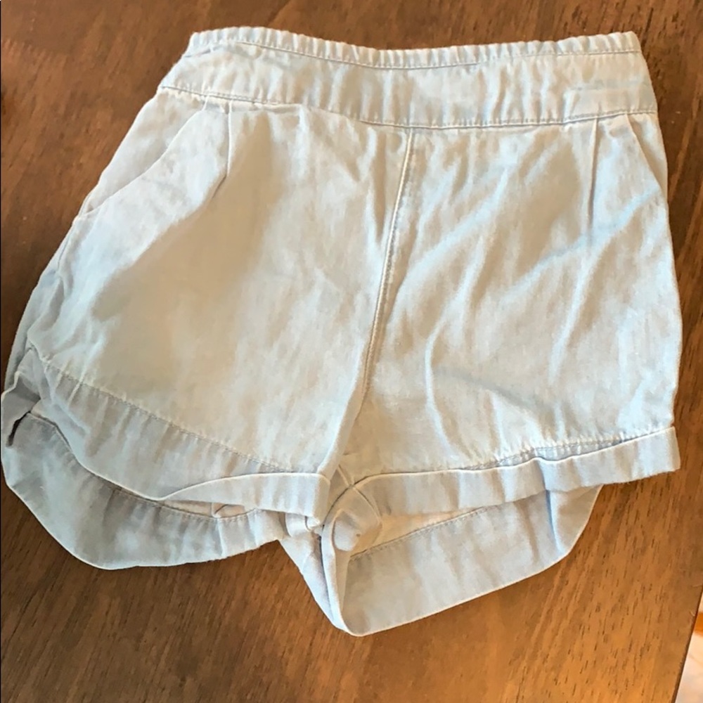 Denim shorts